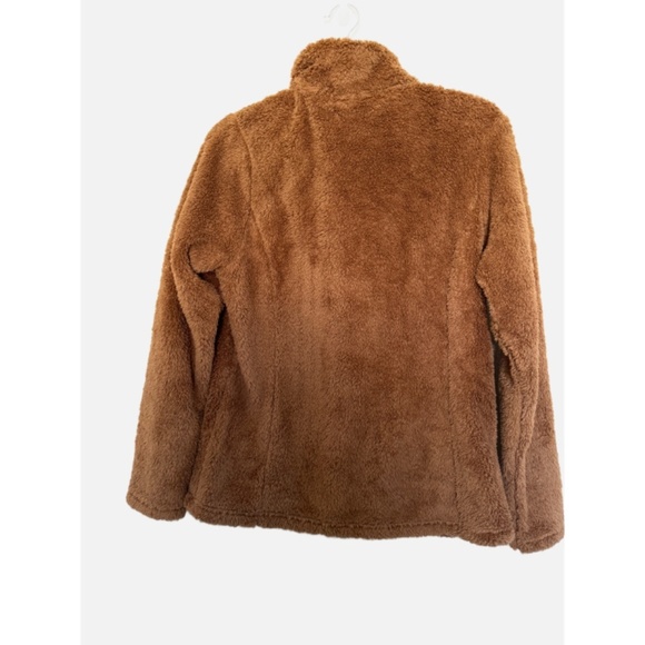 Patagonia Nest Brown Los Gatos 1/4 Quarter Zip Fuzzy Jacket L NEW - Picture 3 of 6